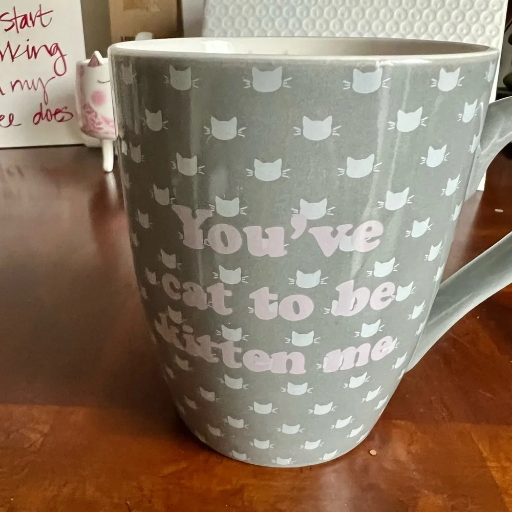 GUC “You’ve Cat to be Kitten Me” Grey Pet Mug